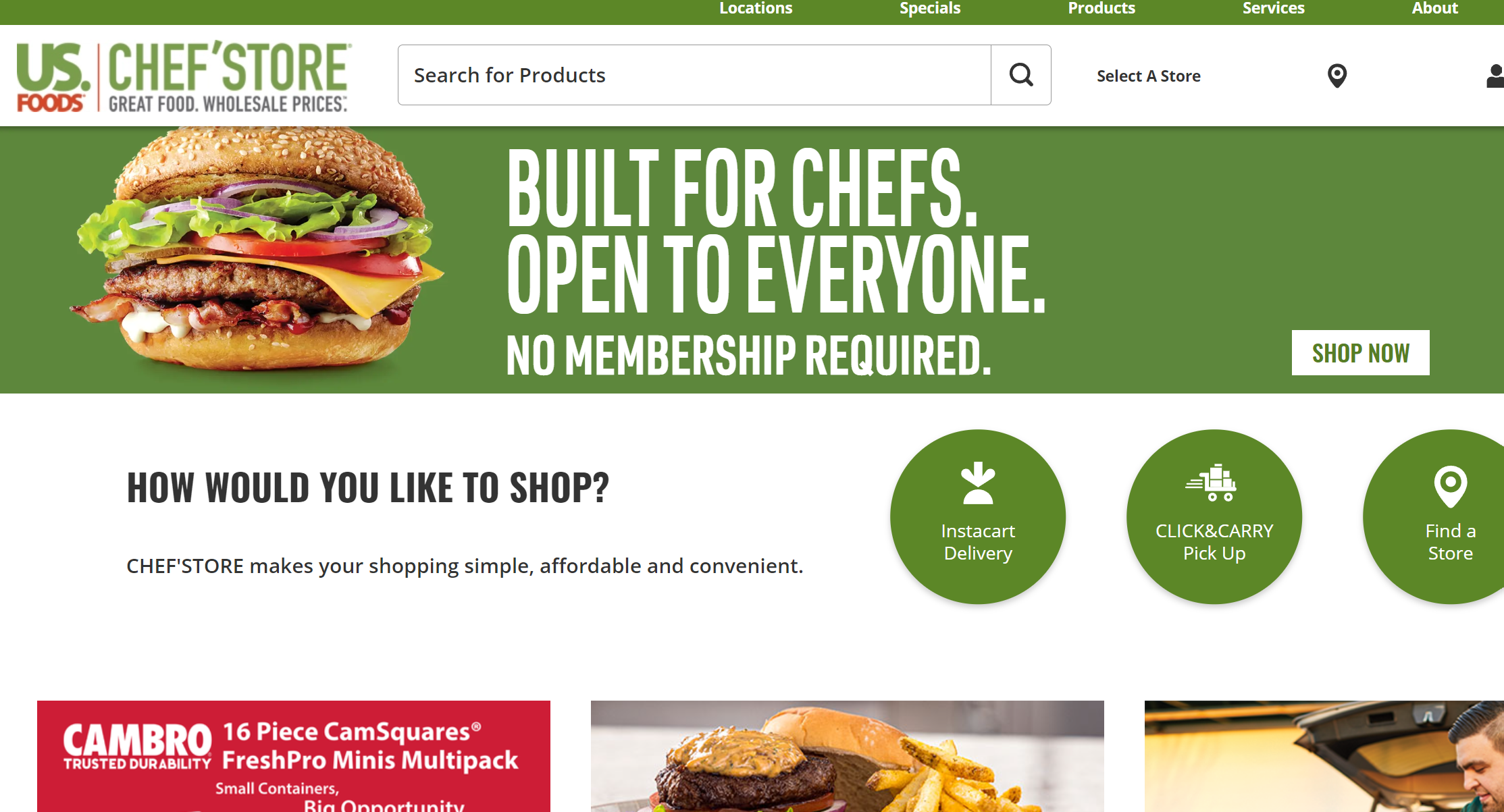 CHEF’STORE - Large-scale e-commerce platform