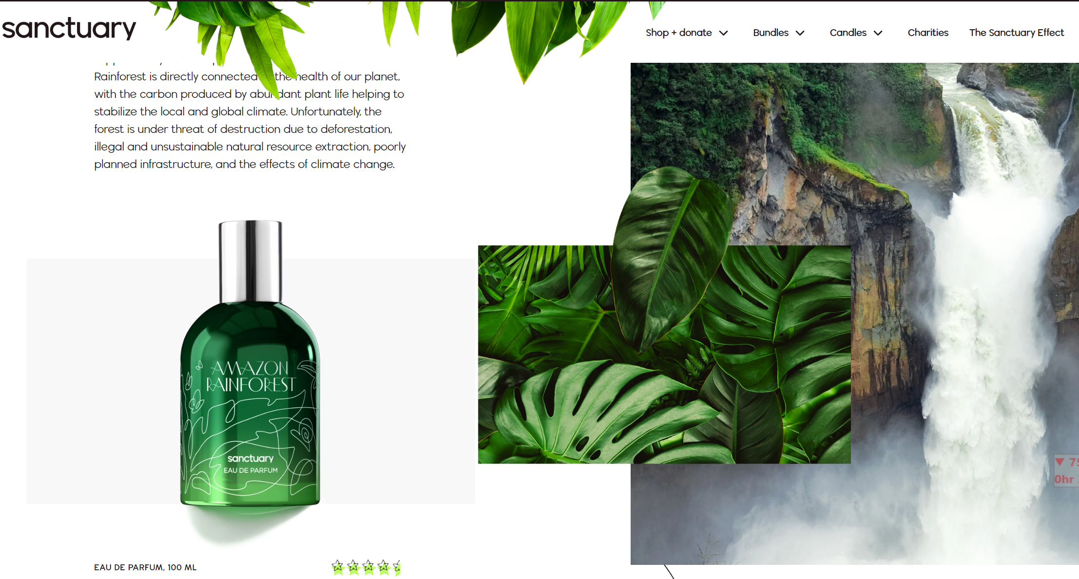 Sanctuary - Beauty and Perfume E-commerce site